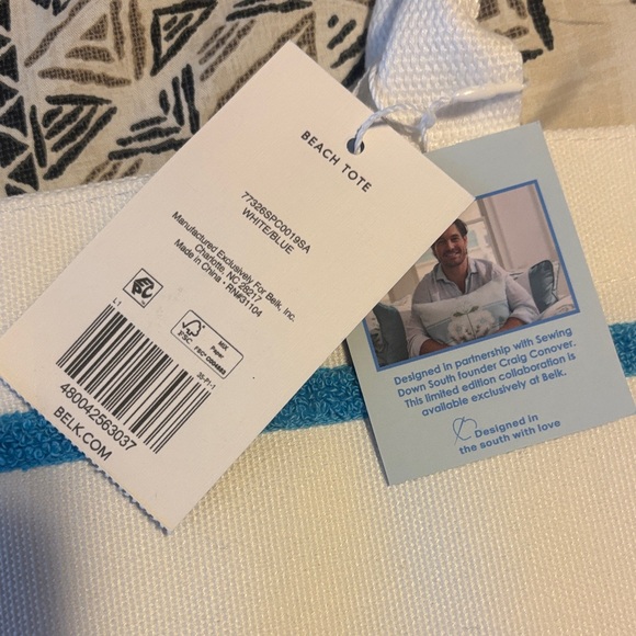 NWT crown & ivy x Sewing Down South Beach Tote - Picture 4 of 7